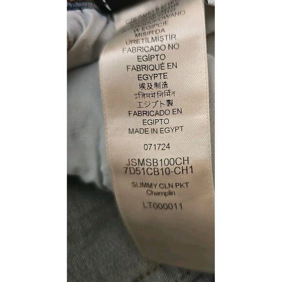 7 For All Mankind NWT Men's Slimmy Slim Straight Fit Jeans Size 36 Champlin t22 - Picture 6 of 9